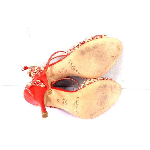 L.K. Bennet Azure Macrame Sandals -40 - Picture 4 of 9